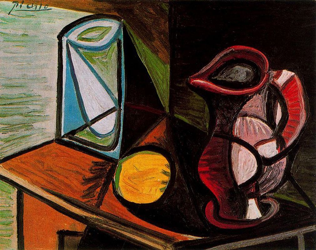 BellyRash's tweet photo. Glass and Pitcher by Pablo Picasso https://t.co/91f3Hx5mSl