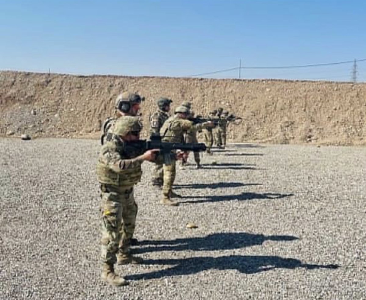 1stCavalryDiv's tweet photo. Troopers assigned to 1-227th Aviation Regiment had the opportunity to partner up with our German coalition partners to attend a range to earn their German Marksmanship Badge. All of them were able to earn their badge.
#LiveTheLegend #WeAreTheCAV #CavLethal https://t.co/SILkm9htrr