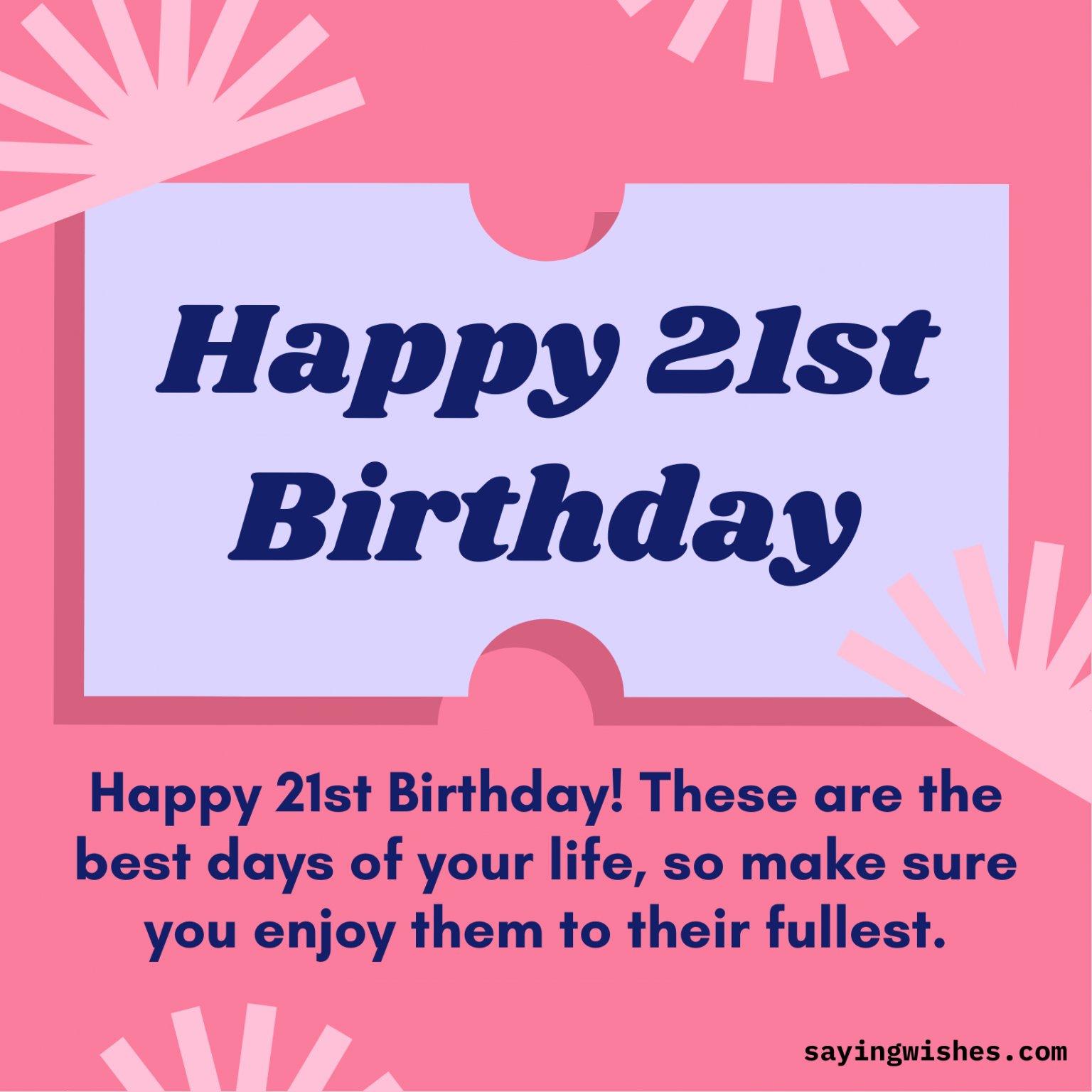 SayingWishes on X: "21st Birthday wishes for Son, Daughter, Best Friend, & others: https://t.co/Hryx4XSEwa #21stbirthday #happybirthday # birthdaywishes #happybirthdayson #daughterlove #bestfriend #bestfriendforever #happybday https://t.co ...
