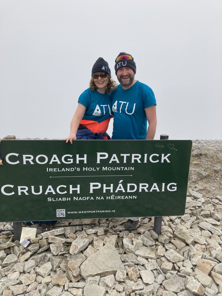 CloGeraghty's tweet photo. What a day! First day out for the ⁦@atu_ie⁩ gear! Thanks for the support ⁦@justinkerr123⁩! #climbwithcharlie https://t.co/PrOjRZHaoU