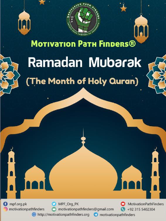 MPF_Org_PK's tweet photo. Ramzan Mubarak!!✨❤️
May this Ramadan bring lots of happiness, prosperity, and togetherness for you and your family. Ameeen 

#mpf #motivationpathfinder  #donation #donate #NGO #organization #PakistaniNGO #Ramzan #RamadanMubarak #support #volunteer #work #ramadankareem https://t.co/4qp1BpX5XD