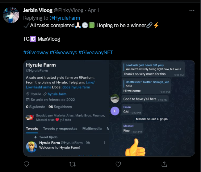Our first $50 USDC giveaway winner is <a href="/PinkyVloog/">Jerbin Angola</a> !

We will be in touch :)

Next #giveaway will be posted soon!