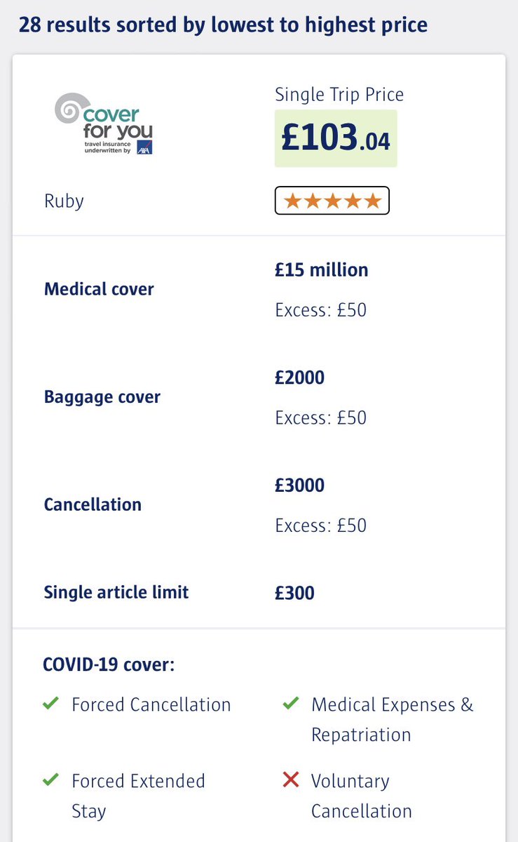 My travel insurance when I declare just my asthma vs when I also declare mental health problems. 14 less quotes and over triple the cost.
