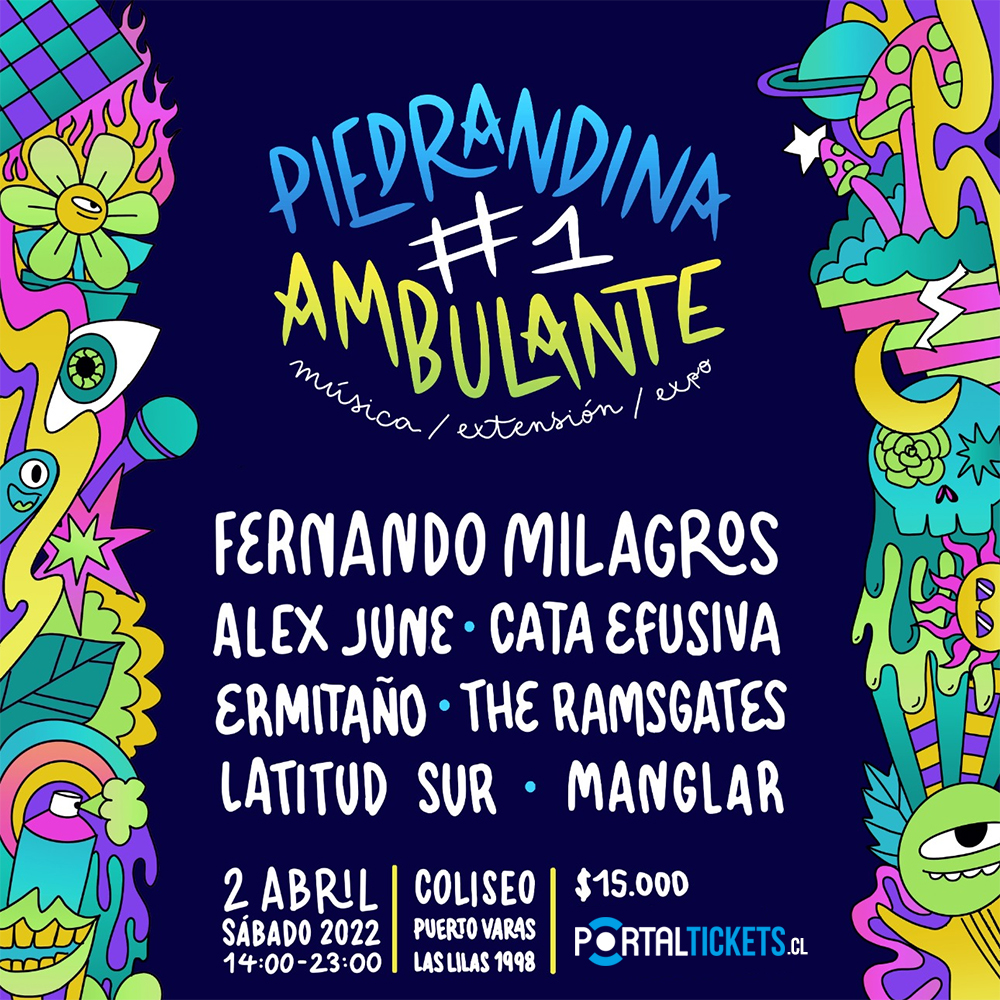 ¡ATENCIÓN PUERTO VARAS!
Hoy a partir de las 14:00 se realizará este gran Festival en el Coliseo de Puerto Varas! Favor compartir entre tus amigos de la Región de Los Lagos y celebrar juntos la vuelta de los eventos presenciales!

Tickets: portaldisc.com/piedrandina
<a href="/fmilagrosreal/">Fernando Milagros</a>