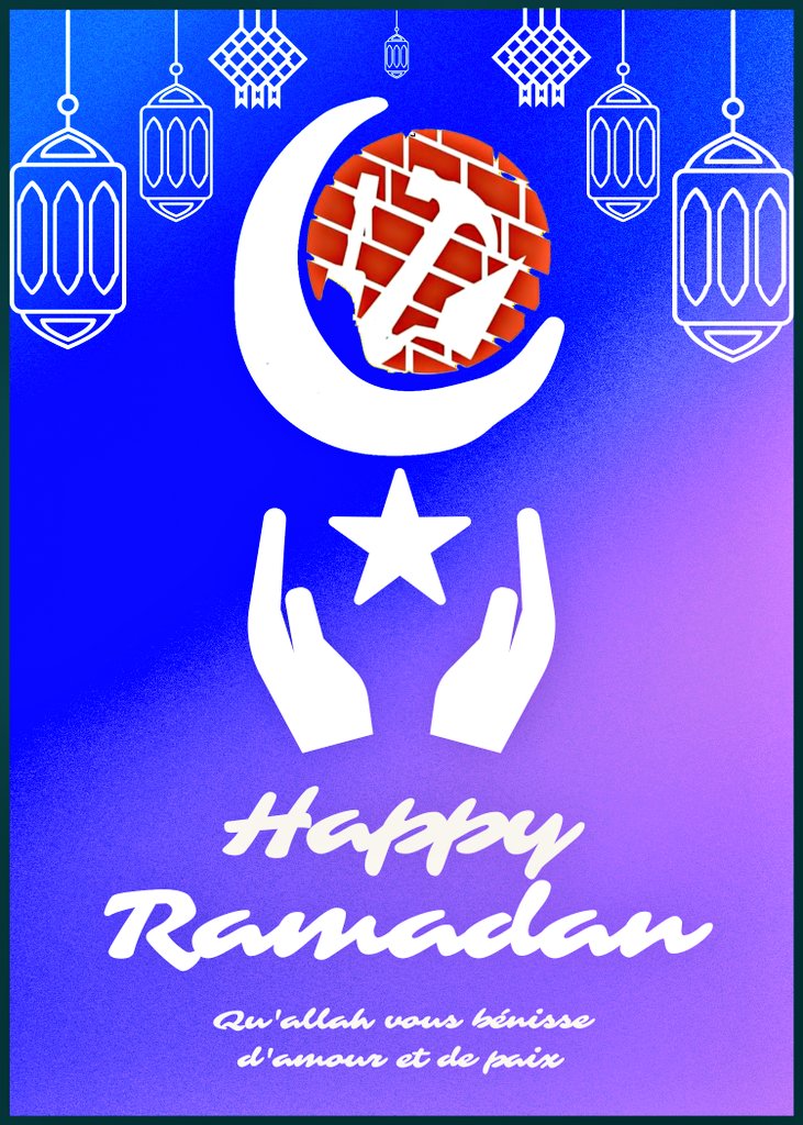 SoulissBtp's tweet photo. Nous souhaitons à tous les fidèles musulmans du monde un excellent #ramadan ☪ Qu'Allah vous bénisse d'amour et de paix...
#soulissbtp #Guinee https://t.co/LfsyOf7bsI