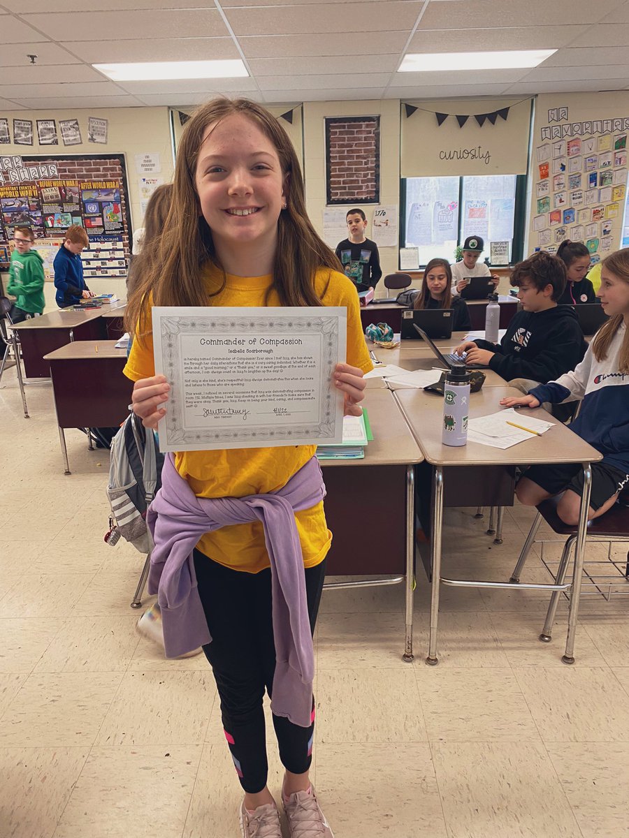 Wouldn’t be a Friday afternoon in 112 without Shout Outs or Quotes! #classroomvalues #learnwithahern <a href="/AhernMiddle/">Ahern Middle School</a>