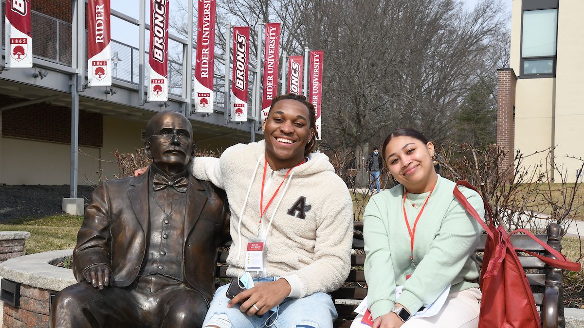 RiderUniversity's tweet photo. Attend our Admitted Student Day on Sat. April 9! Register here β¬οΈ #RiderReady https://t.co/zU4RV22sGh https://t.co/EOfPr6vYU7