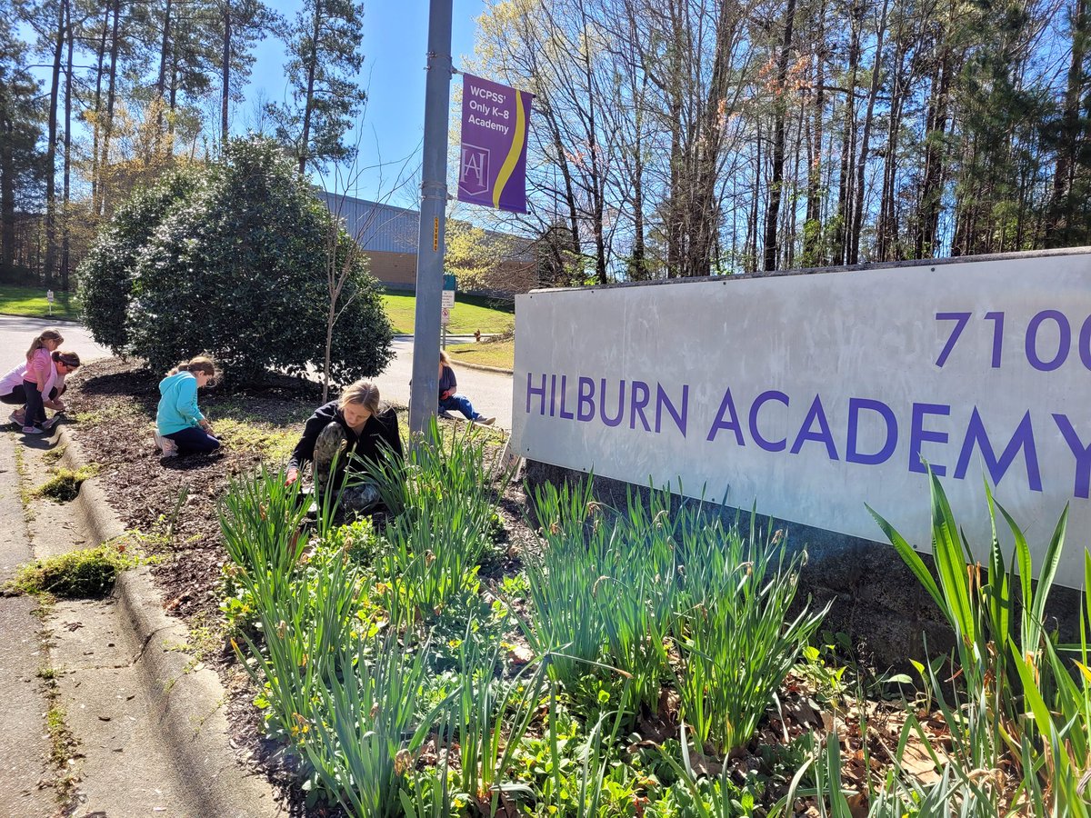 Thank you to everyone who was #onthehil today <a href="/HilburnAcademy/">Hilburn Academy PreK-8</a> to help with Grounds Day! ❤🌻🌳