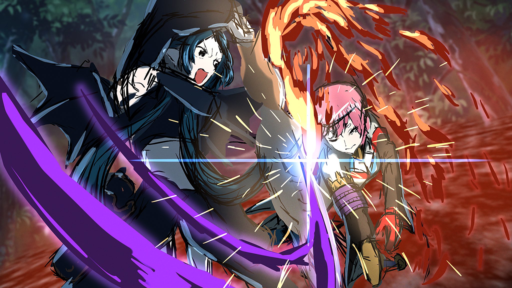 レばじゃ Rebaja Na Twitteru アニメ 活劇 龍刀乱舞 戦闘シーン パズドラワンドロ T Co 218g0blwxq Twitter