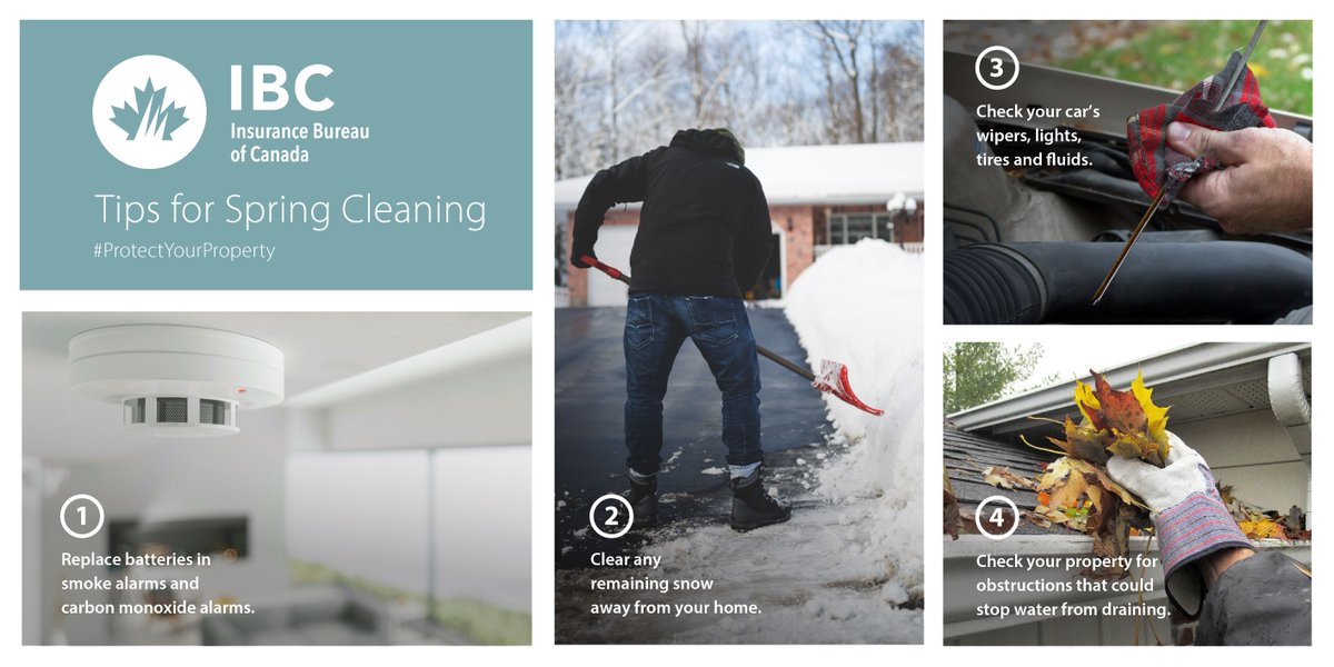 IBC_Ontario's tweet photo. Spring cleaning this weekend? Check out these tips for your home &amp; vehicle. #SpringSeason #ProtectYourProperty https://t.co/uhLorUEqyz
