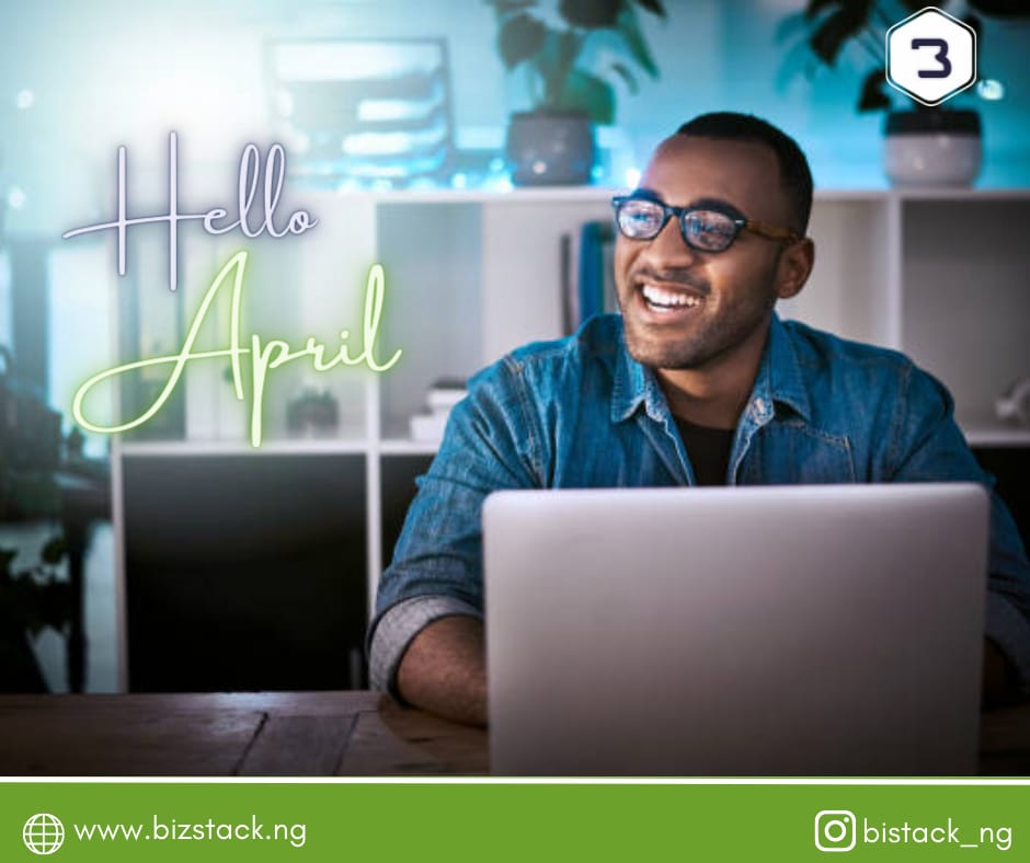 Bizstack_ng's tweet photo. IT'S A NEW MONTH.💥
Welcome to the month of April.
May it be a great one for you.
Full of happiness, blessings, and good tidings.
Have fun.🥳
#bizstack
#happynewmonth https://t.co/bX0FPuzTZE