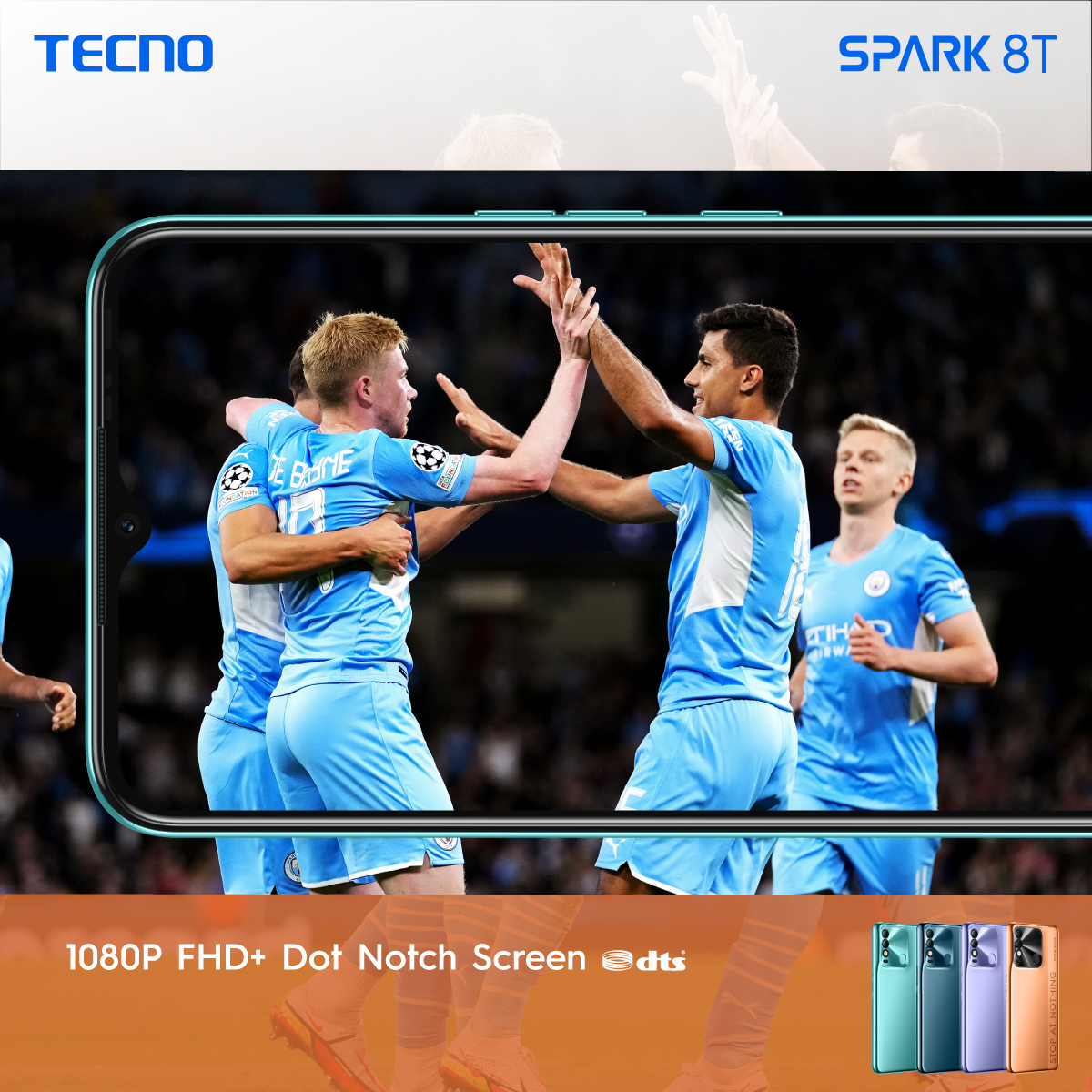 tecnomobile's tweet photo. Experience a real celebration from 1080P FHD+ dot notch screen.

#TECNO #StopAtNothing #SPARK8T https://t.co/0H5MTVinnz