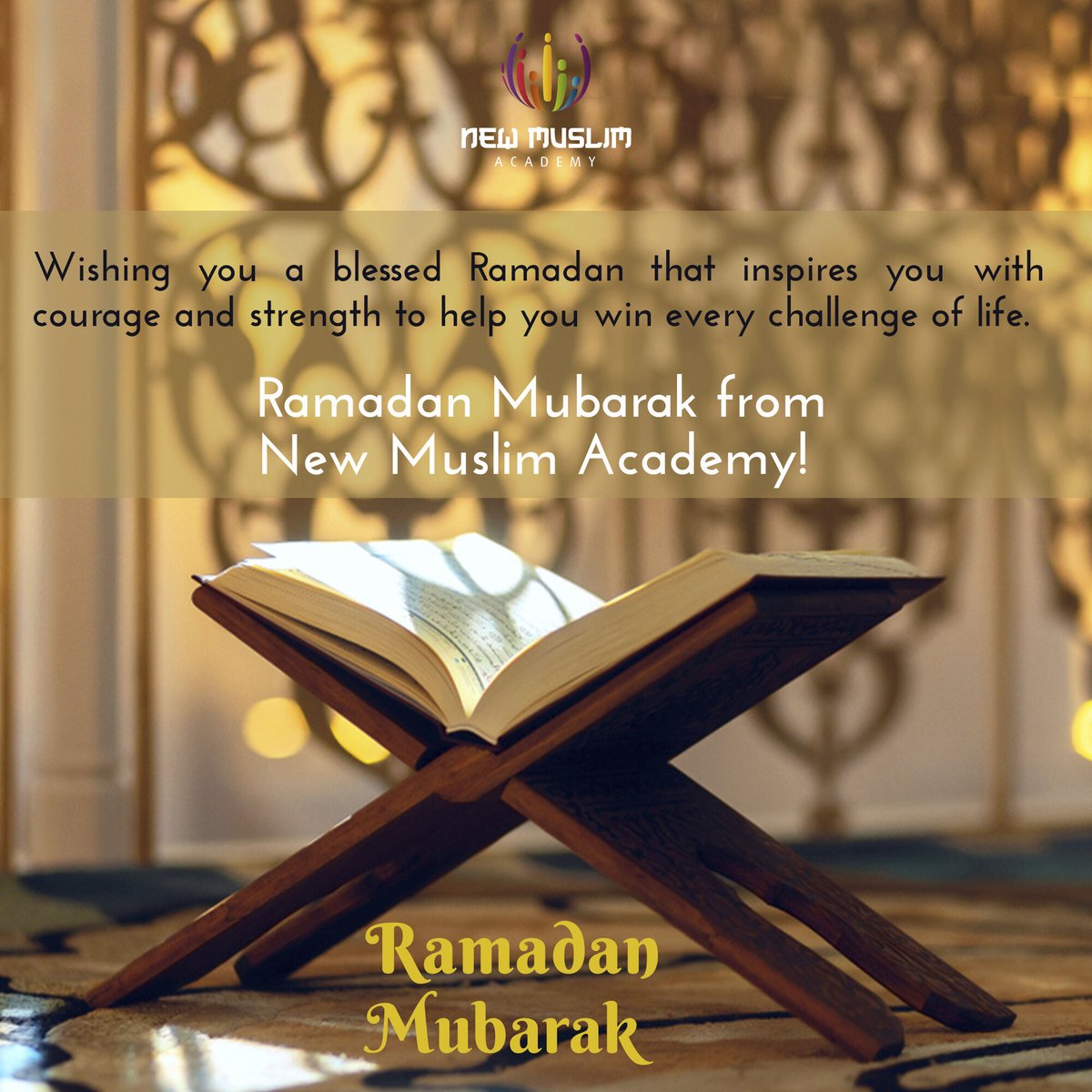 NewMuslimAcadem's tweet photo. From All of us at New Muslim Academy, we pray you have a blessed Ramadan β¨ Special Ramadan Services are being offered only for YOU! https://t.co/zejOLGPmEl
#Ramadan2022 #RamadanMubarak #myfirstramadan #newtoislam #reverts #converts #happy #Quran #newmuslims #Prayer #Dua https://t.co/KaNupYDgFe