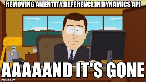 overflow_meme's tweet image. Removing an entity reference in Dynamics API stackoverflow.com/questions/4002… #dynamicscrmwebapi #dynamicscrm365 #dynamics365 #dynamicscrm #microsoftdynamics