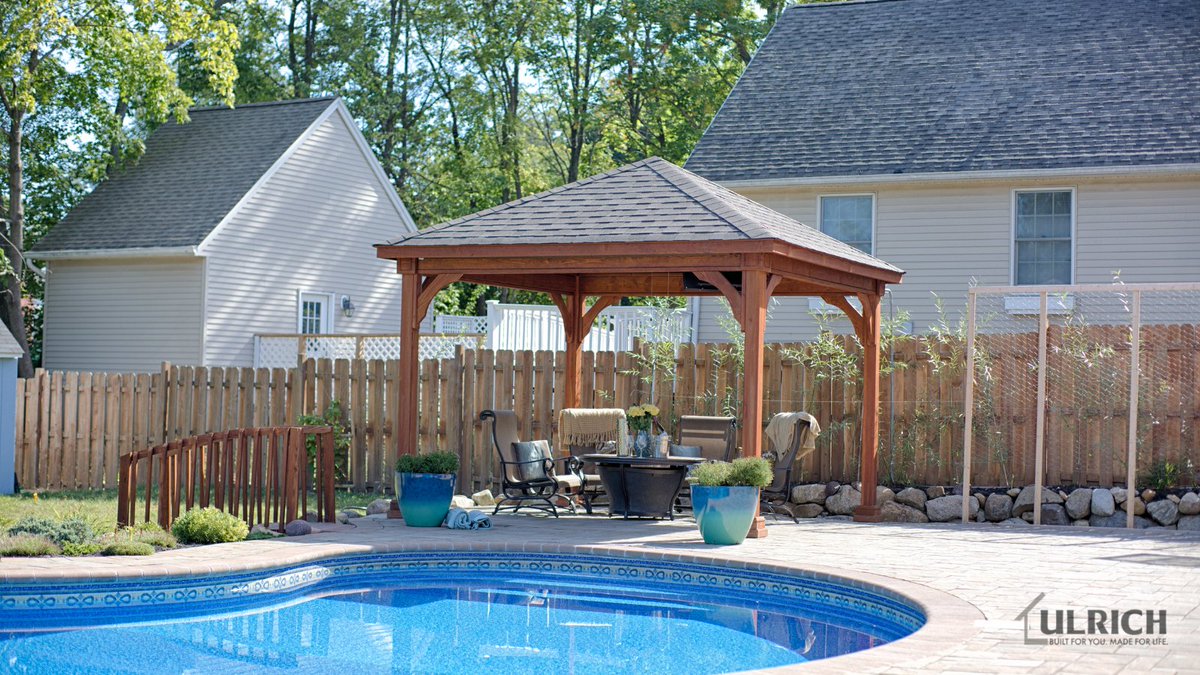 UlrichMechville's tweet photo. Host #parties, #relax in the shade, or take shelter from a gentle #summer rain in the truly traditional look of a pavilion. Visit Ulrich and get your Outdoor Living Structure before summer starts🌄
#Pavilion #OutdoorLiving #GetUlrich https://t.co/tSPdte311U