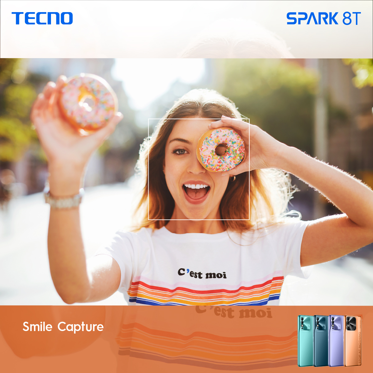 tecnomobile's tweet photo. Never miss any smile of your friends, relatives, and beloved ones.

#TECNO #StopAtNothing #SPARK8T #SmileCapture https://t.co/DYR73wOFzW