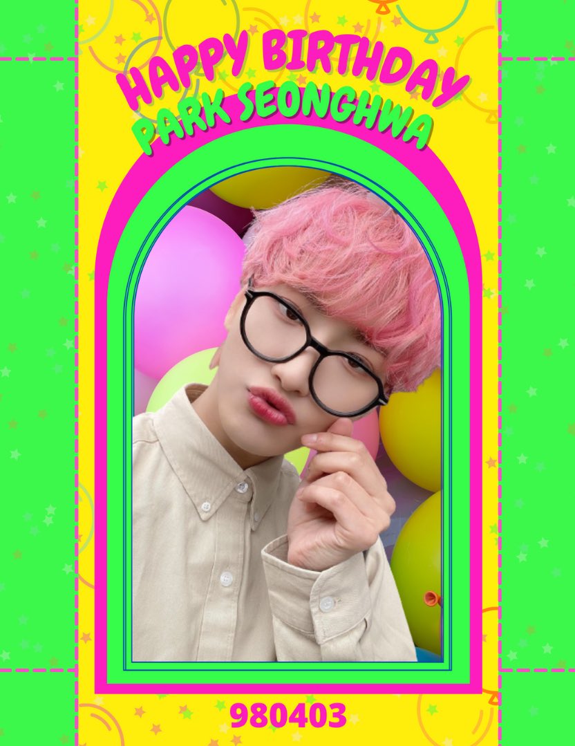 ATEEZ_World's tweet photo. [🎂] #SEONGHWA's birthday day 

Our Seonghwa! Happy birthday! We love you a lot and we are so proud of you! Let’s keep walking together for 1024 years more!

Brightest Star Seonghwa
#우리의_별_성화야_생일축하해
#BrightStarSeonghwaDay***

 #ATEEZ #에이티즈  #성화 https://t.co/eWAU4dxJWs