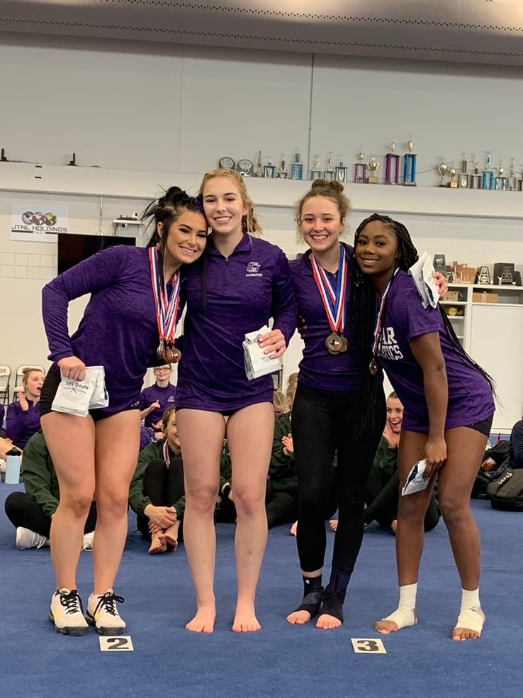 CSHS Cougar Gymnastics tweet media
