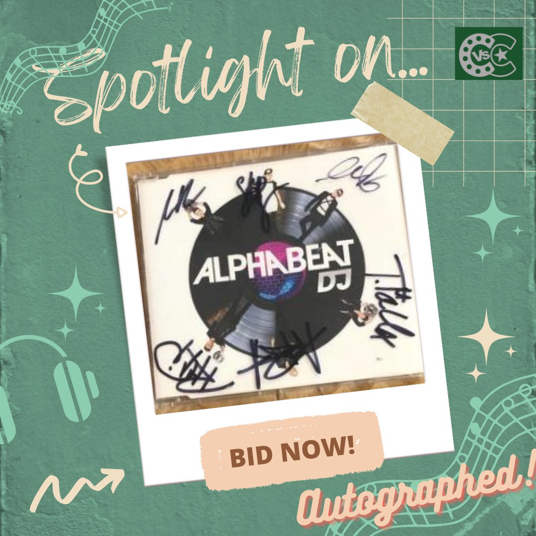 cabaretVScancer's tweet photo. It’s the annual music auction and a spotlight on the autographs we have for you!

⭐️DJ, cd single, signed by Alphabeat!⭐️

Take a look, bid or RT, help us raise money for families affected by cancer

https://t.co/6IvnMGMFhB

#autograph @alphabeat #alphabeat https://t.co/i6N25Y5Opu