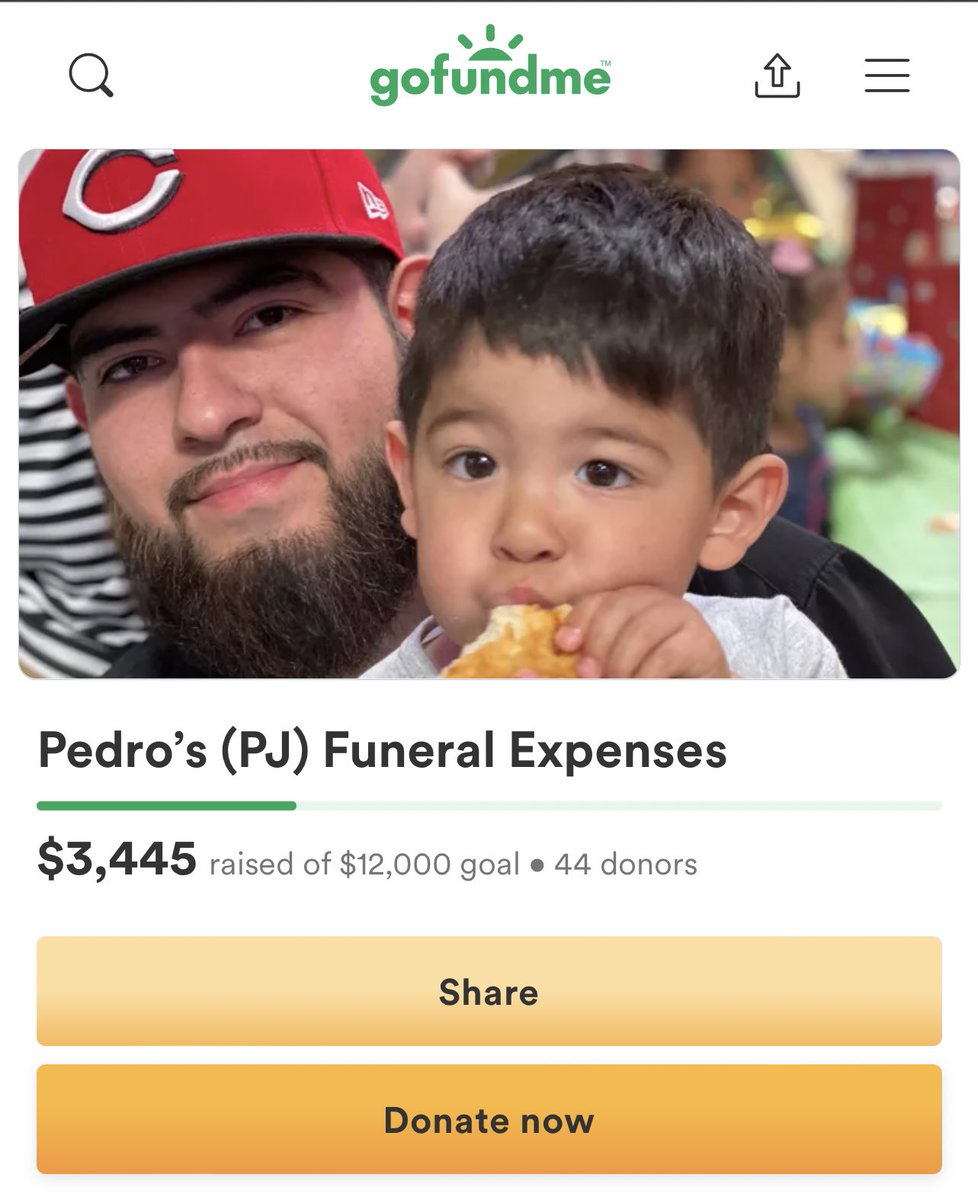 it's with a heavy heart that i ask for any help possible.. my son unexpectedly lost his father and i lost a huge part of my heart.. please help us lay this sweet soul to rest. 😔🕊🙏🏽
i love you always papa ❤️‍🩹
gofund.me/90d4d28f