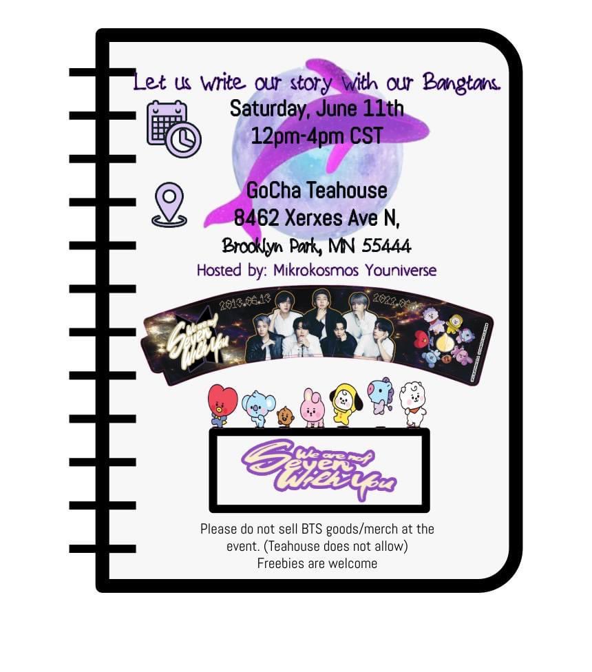 MikrokosmosYoun's tweet photo. Seven w/ You @bts_bighit 9th anniversary
π π π π π π π
#WeAreNotSevenWithYou #MNArmy #MinnesotaArmy #BTSbirthday #BTSsleeve #BTSxAnniversary #BTSxARMY #BTS #ARMY #cupsleeve #kpopcupsleeve #BTSCupSleeveUSA #kpop #Minnesota https://t.co/pDXNFuPwAU