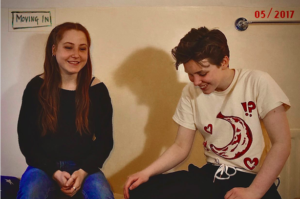 restringtheatre's tweet photo. Want to know what's got Jaz and Mike chuckling? Well, you can find out in Attrition at #NSDF22 in just over a week as we share with you a little snapshot of their lives 📸 https://t.co/UWZNFVBptb