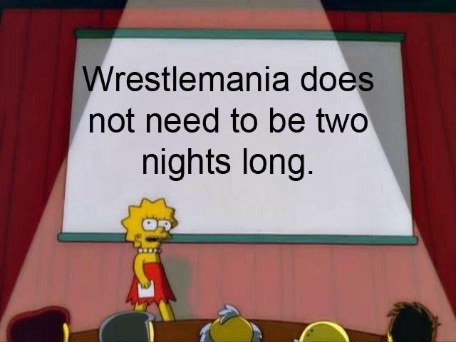 SimpsonsWWE's tweet image. #WrestleMania38