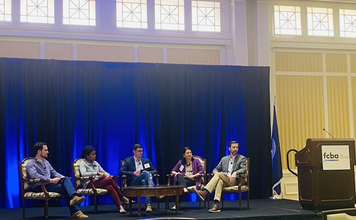 AJones_DC's tweet photo. Such a great panel this AM at the @FCBALaw Annual Seminar discussing “Views from the Hill #FCBA #AnnualSeminar #Tech&amp;Telecom #Best&amp;Brightest #SenateCommerce #HouseE&amp;C https://t.co/FrnYnXu9JN