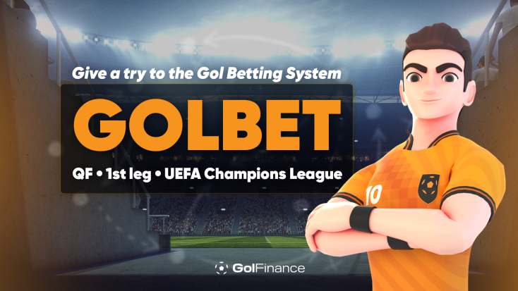 FinanceGol's tweet photo. Hey GOLSquad 📢 

Just a quick reminder!

This week the quarter finals start!

Monday is last day to submit bets!

Predict the results of the Champions League Quarter-Finals! 🏆

How to participate? 👇 
https://t.co/eC5NlPE5a8

#BSCGem #Bett2022 #NFTGame #BSCNews 
#cryptobetting https://t.co/veoO07yXxV