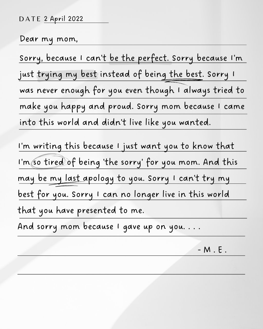 Literary Base on Twitter: "Karya — I'm sorry, Mom.... https://t.co ...