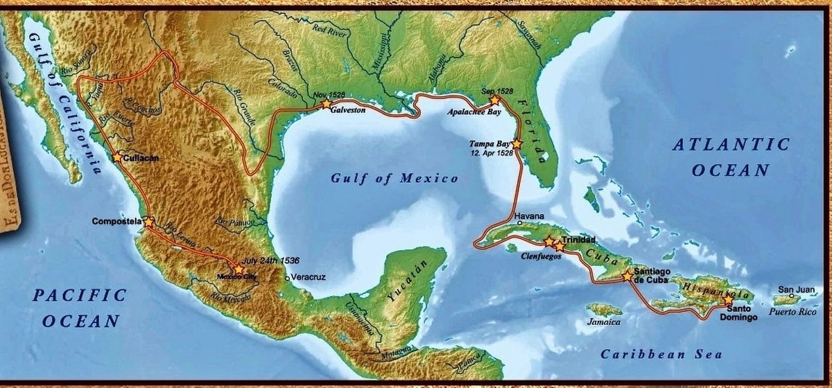 227DeVaca's tweet photo. I’ve drawn a map of the route we followed on this expedition. Enjoy! https://t.co/dpF2vb9zcn