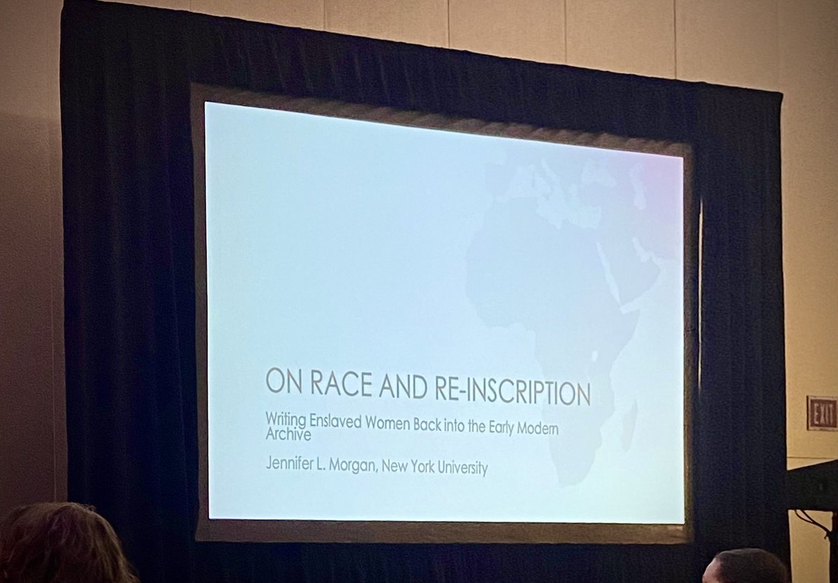 From #OAH22 to #asecs2022, a stunning talk from brilliant @The_OAH prize winner @ProfJLMorgan at @ASECSOffice