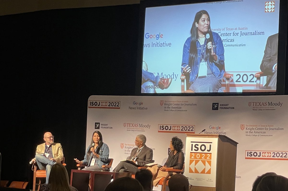 Los grandes cambios en las redacciones de noticias, nacen de las pequeñas iniciativas. Estas crecen e influencian las redacciones y las comunidades. -<a href="/charohenriquez/">Charo Henríquez</a> en el panel sobre diversidad en el @ISOJ2022 #isoj2022