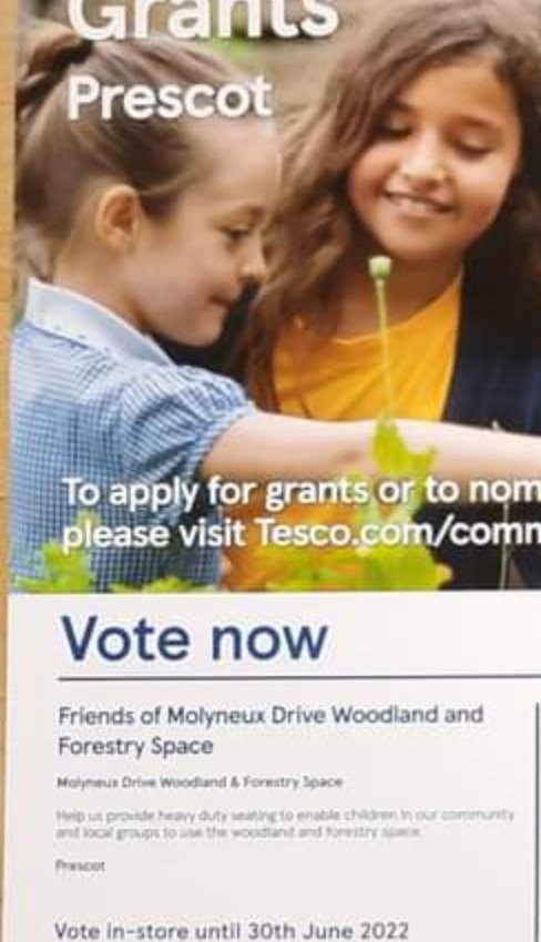 FriendsDrive's tweet image. We have been selected for Tesco Blue Tokens. Please please ask the cashier for some each time you shop &amp;amp; put them in our slot to help get some seating for the children &amp;amp; community groups to be able to use the space.
@StPrescot @PrescotParish @Joburkegreengal @smalmarg2012