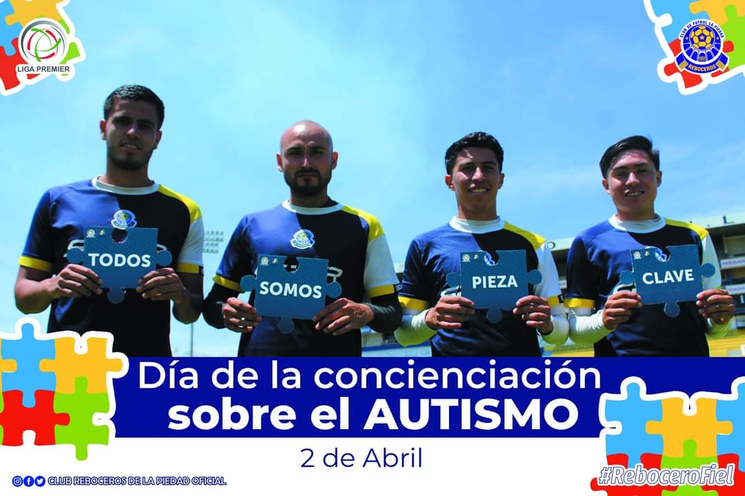 En el #DíaMundialDelAutismo, te invitamos a ser empáticos y a defender los derechos de quienes viven con trastorno del espectro autista. Porque todos conocemos y somos amigos de personas con #autismo, ¡Juntos por la #Inclusión!

<a href="/LigaPremier_FMF/">Liga Premier FMF</a>
#TodosSomosPiezaClave 🧩
