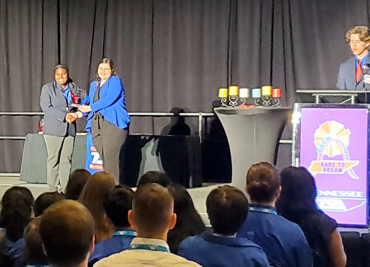 SMMHSEagles's tweet photo. #TNTSA Congrats to SMMHS grad Carson Bock as recipient of the Distinguished Alumni Award at TN Technology Student Assoc conference! Past President of TN TSA, Bock served this past year as a State Officer Coach while attending college at UTK. #SMMHSsoars 
1/3 https://t.co/DebvwB8PDJ
