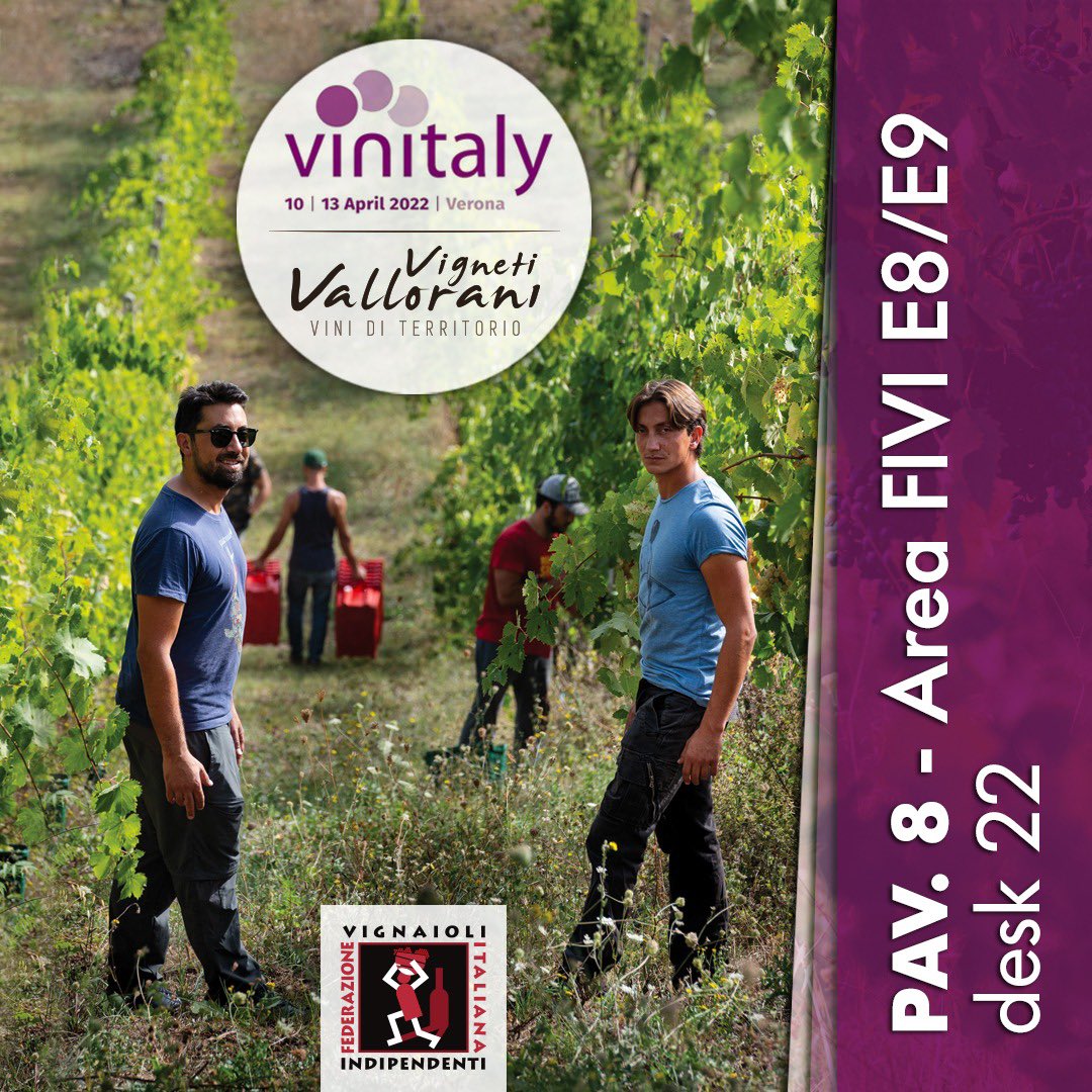After 2 years Vinitaly is back! Visit as @ pav 8, area Fivi E8/E9 desk 22 , indipendent winegrowers area ! #wine #organicwine #craftwine #vignaioliindipendenti #fivi #winelover #vinitaly #vinitaly2022