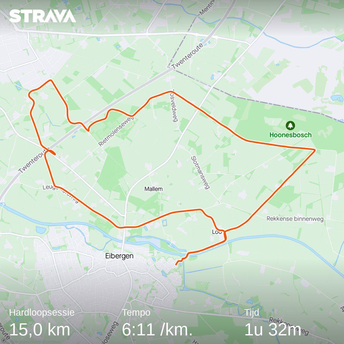 Zaterdagloop; rustige duurloop
Bekijk mijn hardloopsessie op Strava.
strava.app.link/ZSvNzGj1Tob