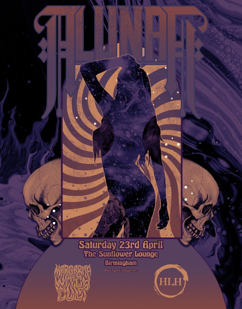 Not long until our hometown album launch with <a href="/HotLittleHands1/">Hot Little Hands</a> and #MargaritaWitchCult 

Ticket link:
uncover.seetickets.com/event/alunah/t…

Can't wait for this!! 🔥🤘🤍🎸