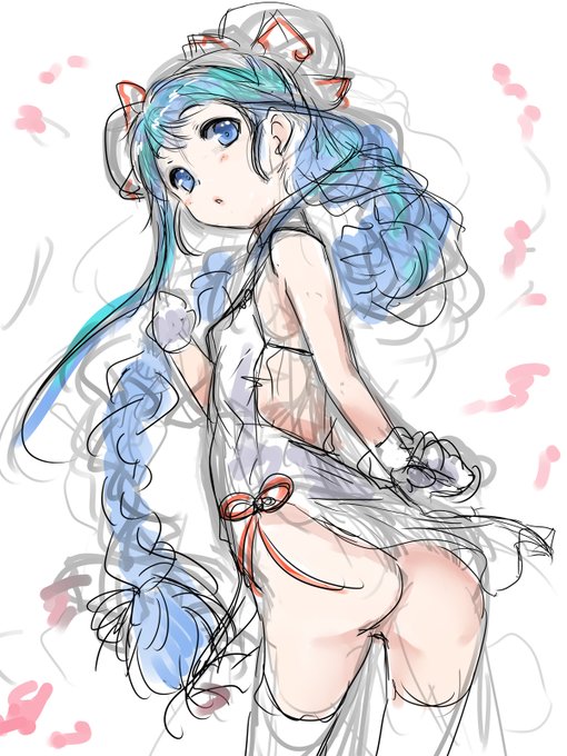 Д◎) コス五月雨ラフ …ちゃいな服もいいよね(ヲ
でもなんかポーズが決まらないのよねぇOrz
#描いてみた
#五月雨さん 