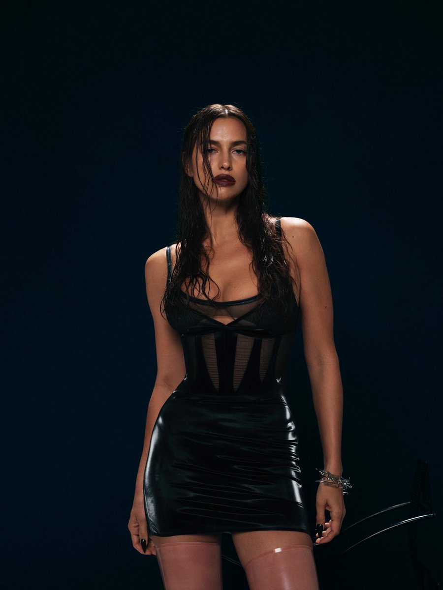 irina shayk in mugler fw21 for muse magazine photographed by justin french