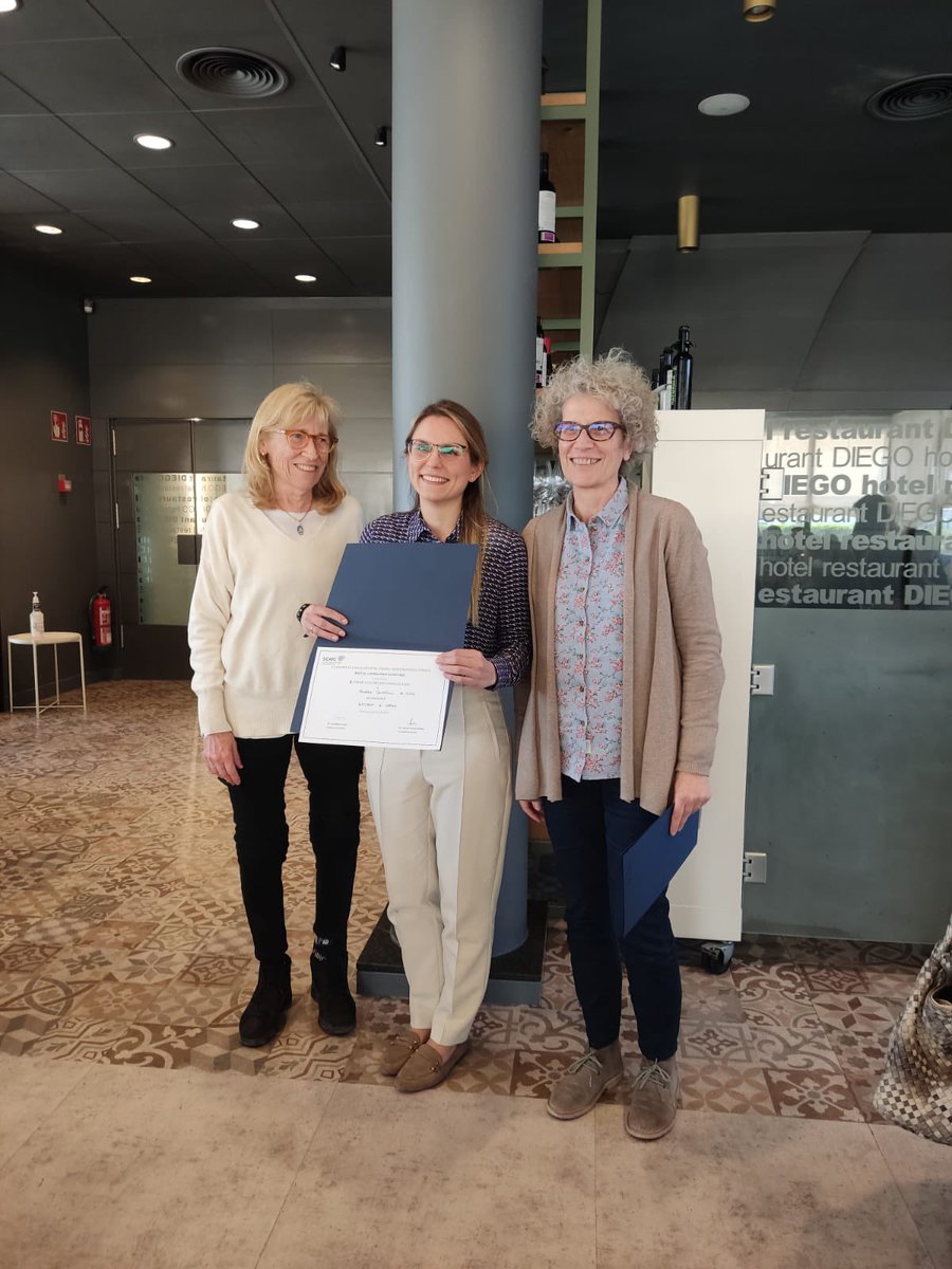 Segon premi a la millor comunicació  #MatíSCAIC2022 <a href="/scaic_cat/">SCAIC</a> <a href="/althaiamanresa/">Fundació Althaia</a> Felicitats Andrea  i resta de l’equip #MIR2022 #al·lergia <a href="/lidiafarrarons/">Lídia Farrarons</a> <a href="/magagimenezlili/">Magalí Giménez</a>