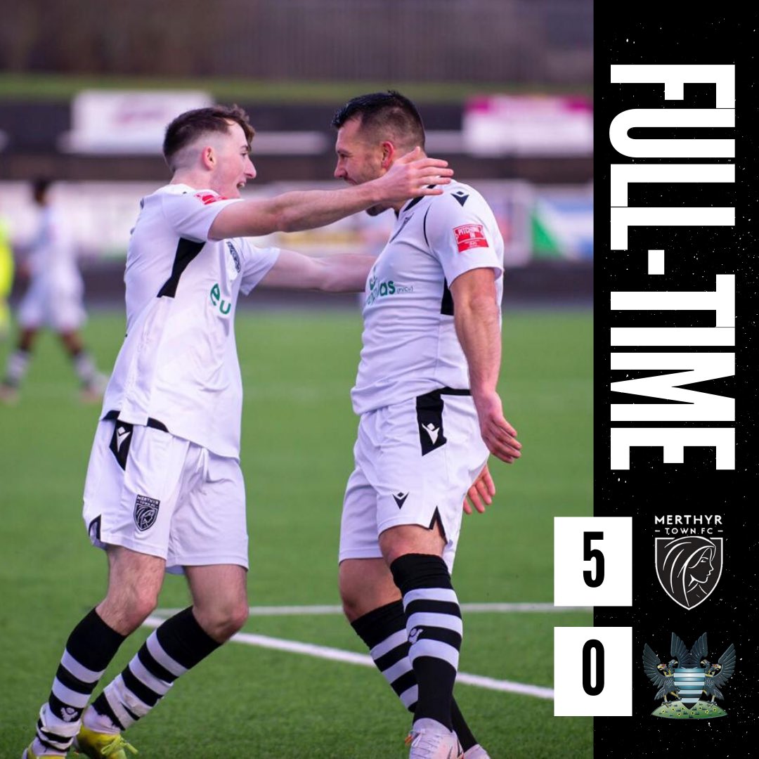 MerthyrTownFC's tweet photo. ✅ 𝐅𝐢𝐯𝐞 goals 
✅ 𝐓𝐡𝐫𝐞𝐞 points 
✅ 𝐂𝐥𝐞𝐚𝐧 sheet 

𝐖𝐇𝐀𝐓 𝐀 𝐏𝐄𝐑𝐅𝐎𝐑𝐌𝐀𝐍𝐂𝐄 🤩 https://t.co/r2lfq2gVSz