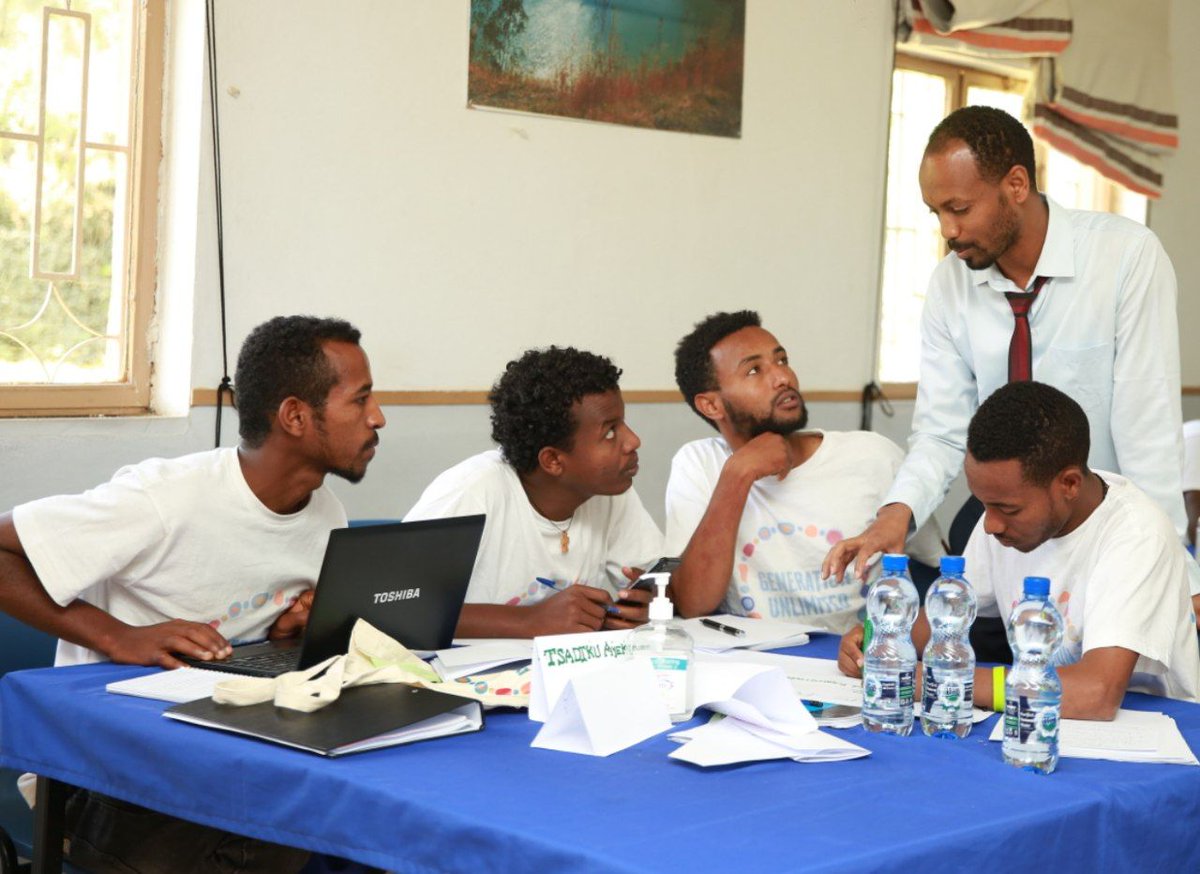GenUChallengeET's tweet photo. More #picture from the #GenUYouthChallenge2022Ethiopia #Bootcamp.
@_GenUnlimited 
@Jobs_FDRE
@UNDPEthiopia 
@UNICEFEthiopia https://t.co/ig7QcY7tWB