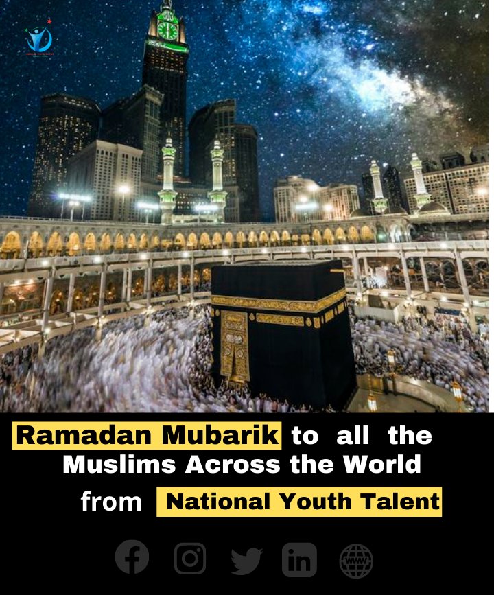 NYTPak's tweet photo. National Youth Talent wishes you &amp; your loved ones Ramadan Mubarak! May this month be full of blessings &amp; happiness. Ameen 🌙

 #RamadanMubarak  #رمضان_كريم https://t.co/Nx2tJRyg78