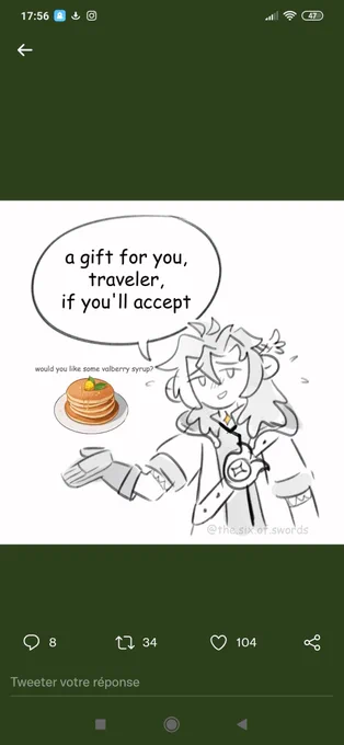 @thelingolee AWWWWWWW SPIDER FILLED PANCAKES he shouldn't have 🥰🥰🥰🥰🥰 