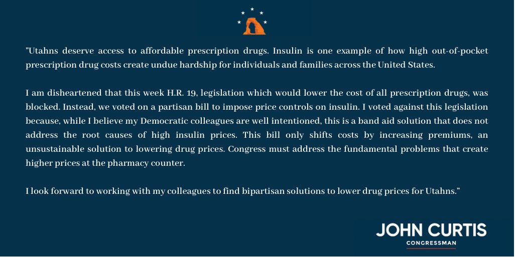 Senator John Curtis tweet media