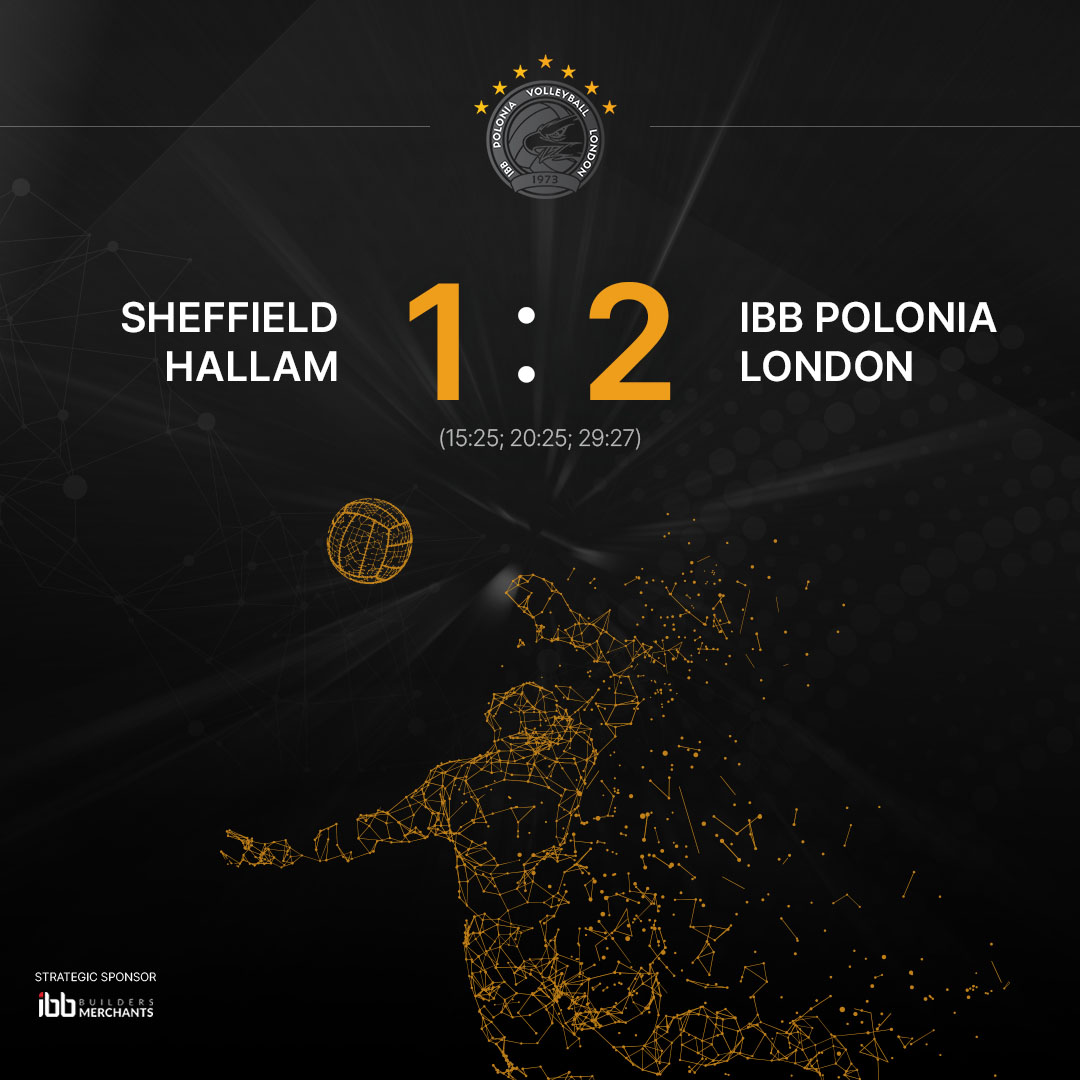 It's #Matchday - <a href="/VballEngland/">Volleyball England</a> Super League 

<a href="/Sheffvolley/">Sheffield VC</a> 🆚 IBB Polonia 1-2 (15:25; 20:25; 29:27)

#GoPolonia #ilikeibb