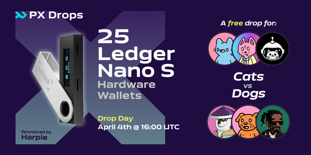 PolyientX's tweet photo. The claim day for our current #PXDrops is near, registration closes on 4/4/22 11am EST.

If you are holding any of these #NFTs: @coolcatsnft @TheDogepoundNFT @CosmicCats_ @Cool_Dogs_ @MarsCatsVoyage @TheSnoopAvatars.

 Register here: https://t.co/Dy0Su2c1kK 

#NFTCommunity #NFT https://t.co/qN2tECQ2gK