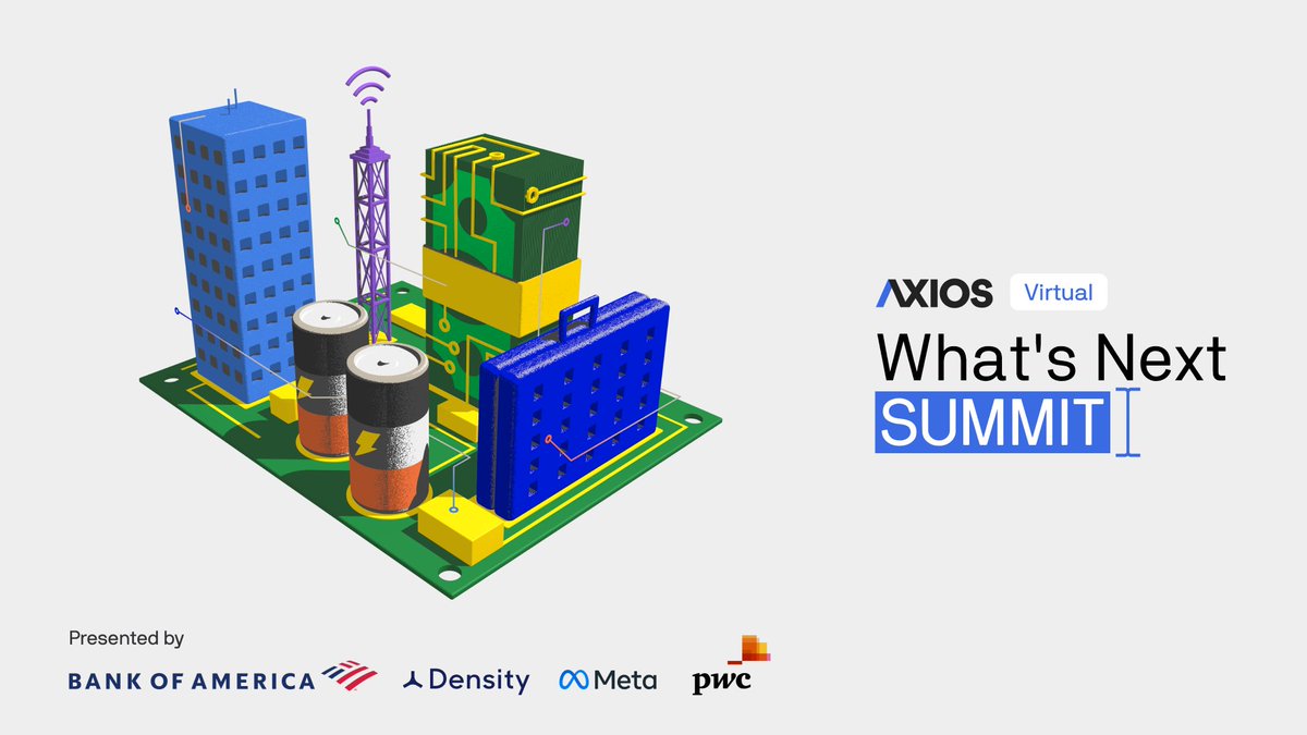 Axios on Twitter "🔮 IN 3 DAYS, tune in virtually to our inaugural What